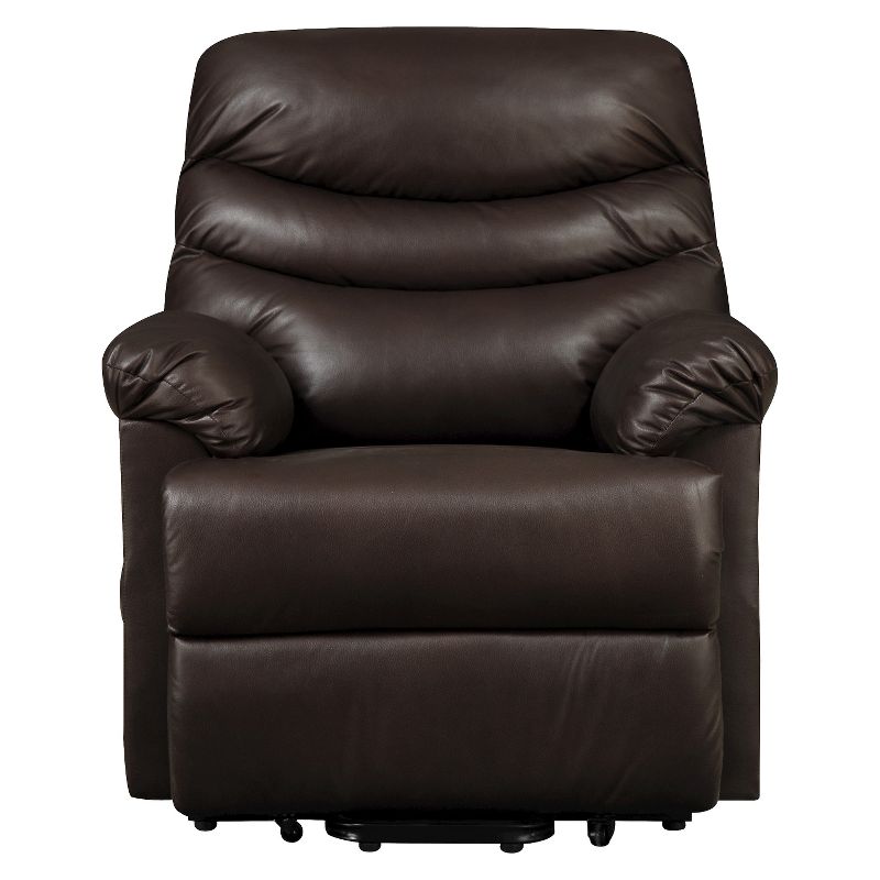 Wall Hugger Convert-a-Couch Renu Leather Power Lift Recliner Chair -  ProLounger, 3 of 9