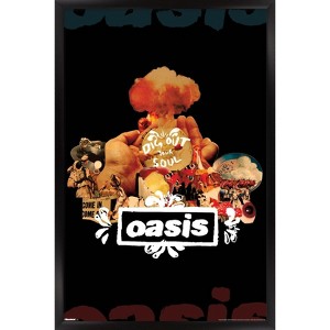 Trends International Oasis - Dig Out Your Soul Framed Wall Poster Prints - 1 of 4