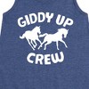 Girls' - Instant Message - Giddy Up Crew Graphic Sleeveless Aline Dress - 2 of 4