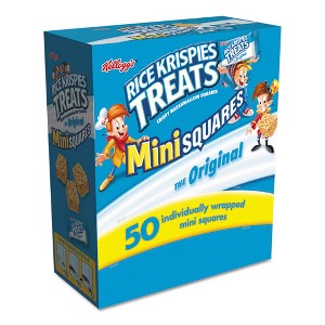 Kellogg's Rice Krispies Treats Mini Squares - Case of 50 - 0.39 oz - 1 of 1