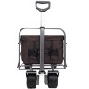 CAVINAS Outdoor Portable Wagon Cart, Shopping Cart with Big Wheels, Utility Shopping Wagon for Camping, Shopping - 2 of 4