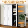 Mlezan 71" Metal Locker: Steel Storage for Bedroom, Gym, School, Office, or Garage.Ideal for Employee or Personal Use. - 4 of 4
