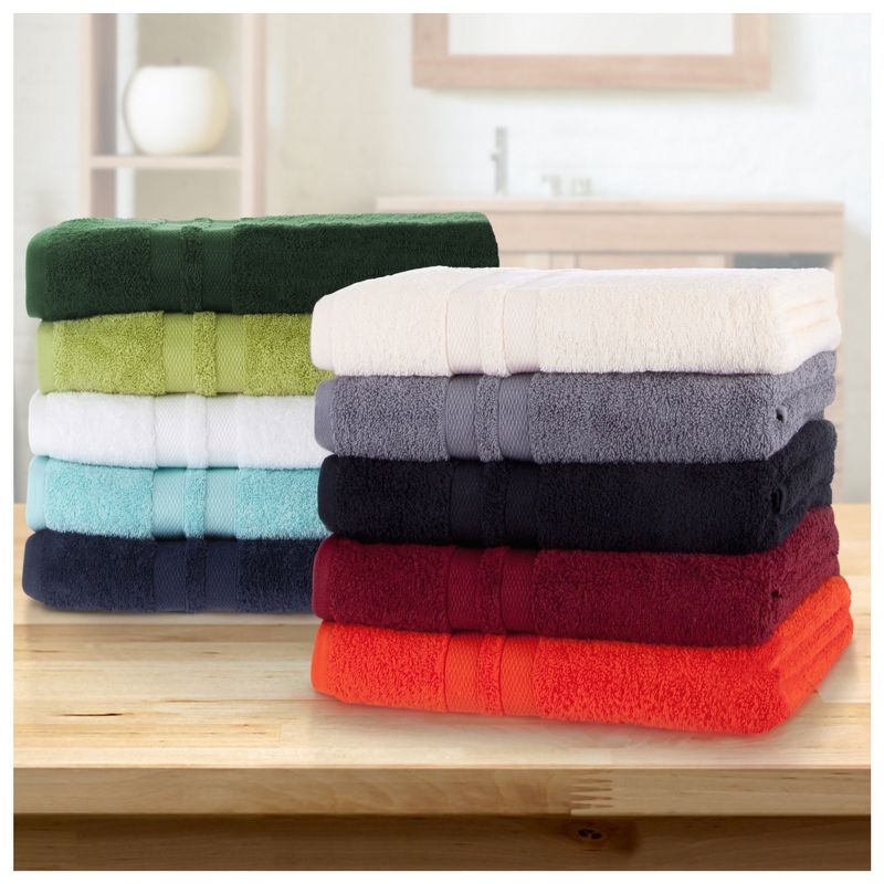 Ultra-Soft Cotton Solid Towel Sets by Blue Nile Mills, 5 of 7