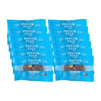 Protein Puck Mini Cocoa Cashews Cinnamon Plant-Based Protein Bar - 12 bars, 1.34 oz