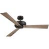 Kathy Ireland Home Keane 52" Oil-Rubbed Bronze Ceiling Fan - Aged Oak / Natural Blades - 2 of 4