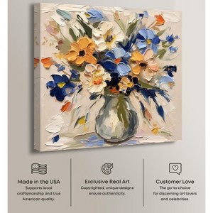 Art Remedy Floral Palate Splash Chic Farmhouse Wall Art Unframed - 1 of 4