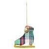 Gibson Holiday Ice Skate Ornament 4 Piece Set in Red and Green - 3 of 4