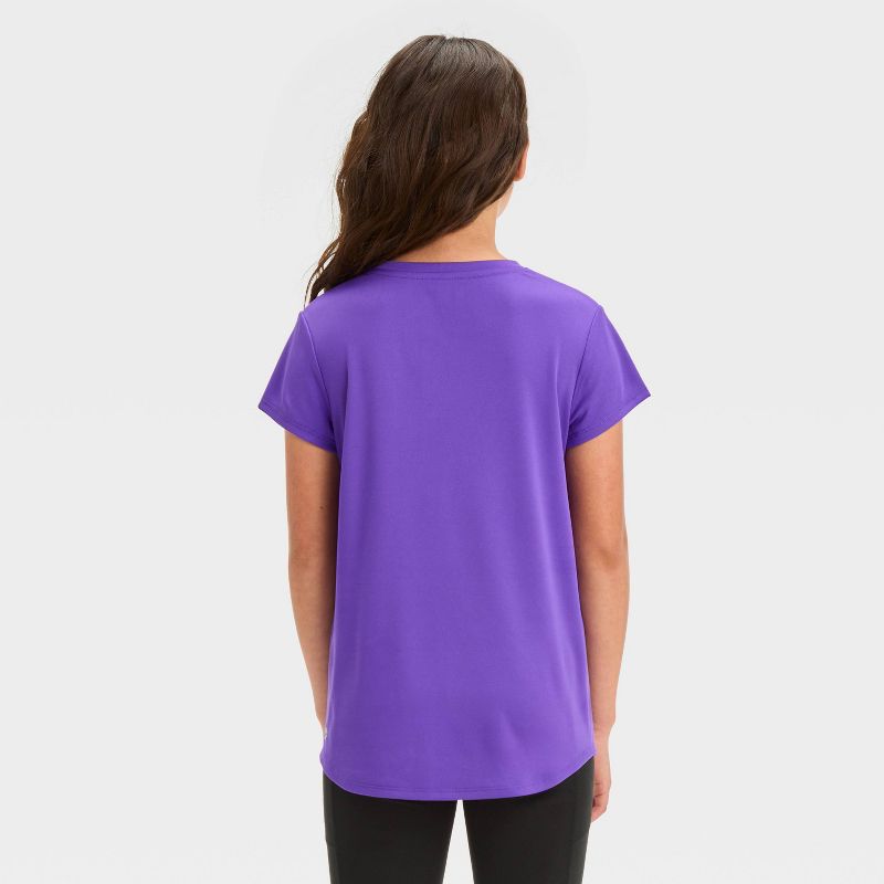 Girls' Short Sleeve Graphic T-Shirt - All In Motion™, 4 of 6