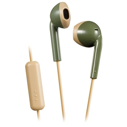 Jvc Retro In ear Wired Earbuds With Microphone green . Target