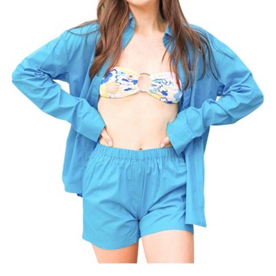 Women's Oversized Button Down Shirt - Bailey Rose