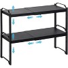 MaseiKar 2 Pack Expandable Cabinet Countertop Shelves, Stackable Shelves Organizers For Kitchen Cabinet Countertop Storage, Adjustable Counter - 2 of 4