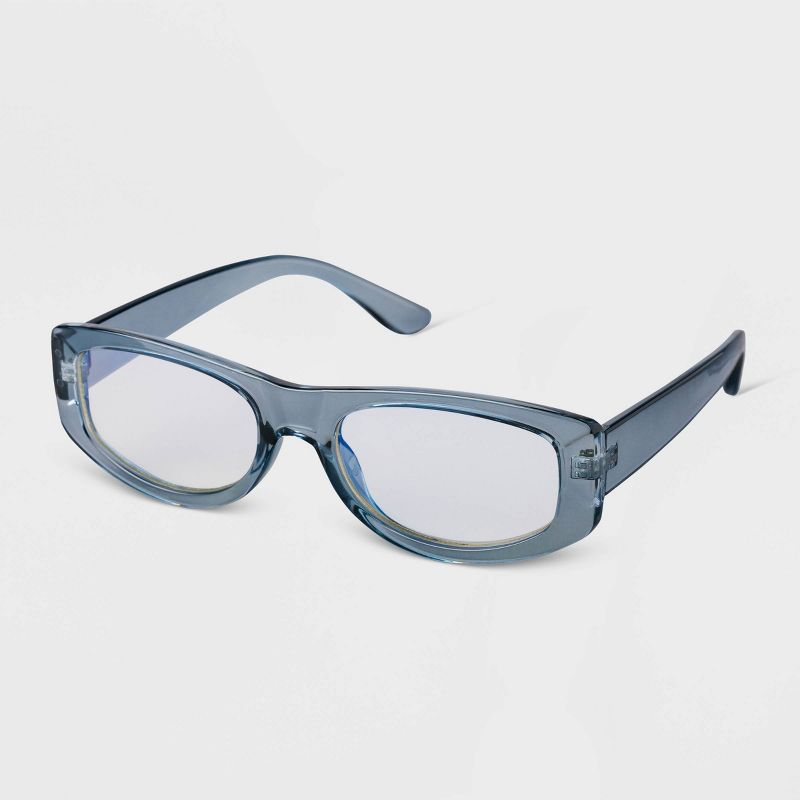 Women's Cateye Blue Light Filtering Reading Glasses - A New Day™, 2 of 3
