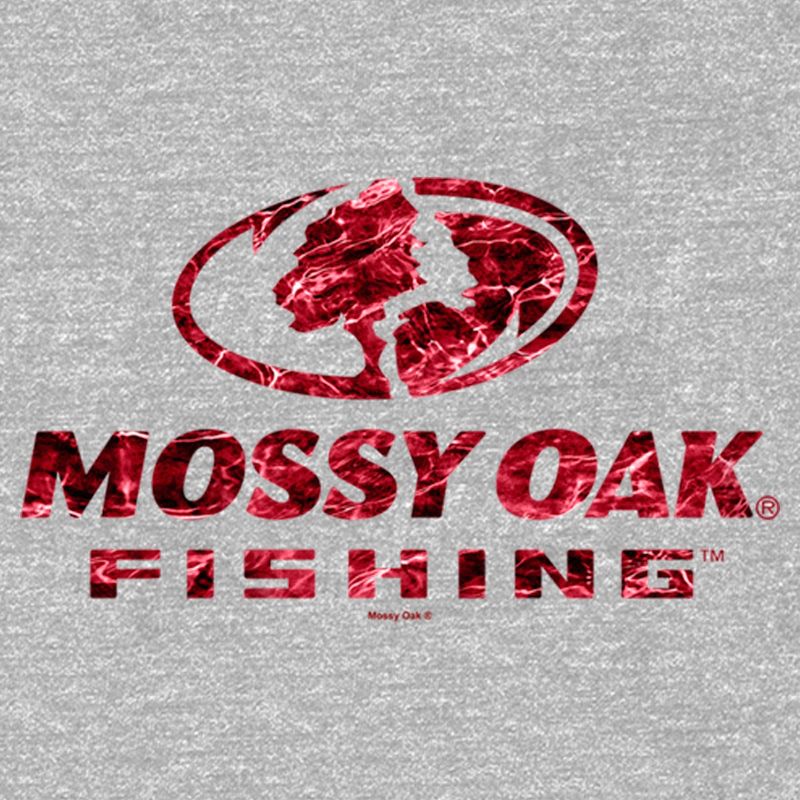 Boy's Mossy Oak Red Water Fishing Logo Pull Over Hoodie, 2 of 5