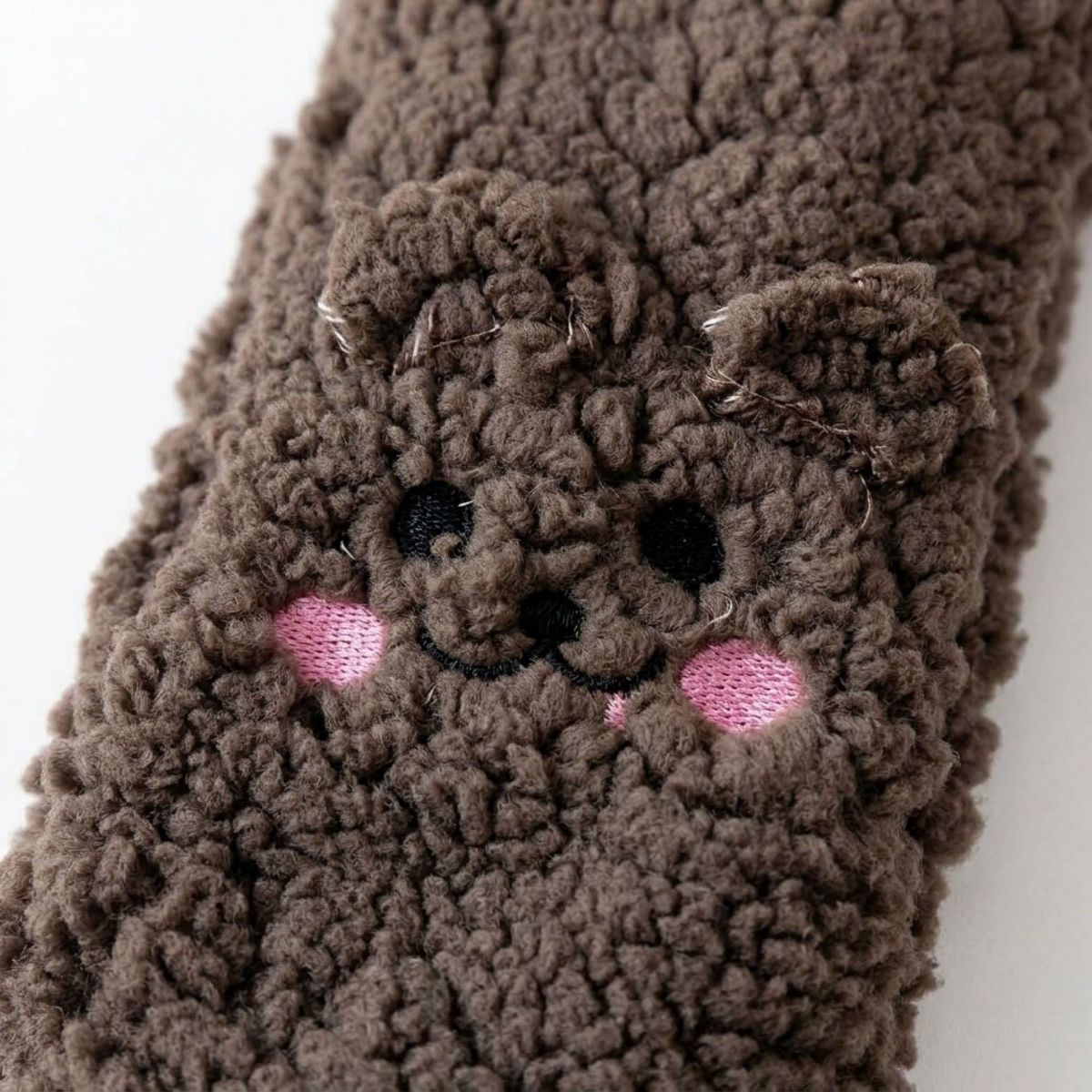 Anna-Kaci Women's Fuzzy Bear Crew Socks 2 Pair US 5-10.5 - thumbnail 5