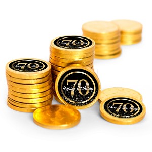 84ct Birthday Candy Party Favors Chocolate Coins - All Ages - By Just Candy - 1 of 1