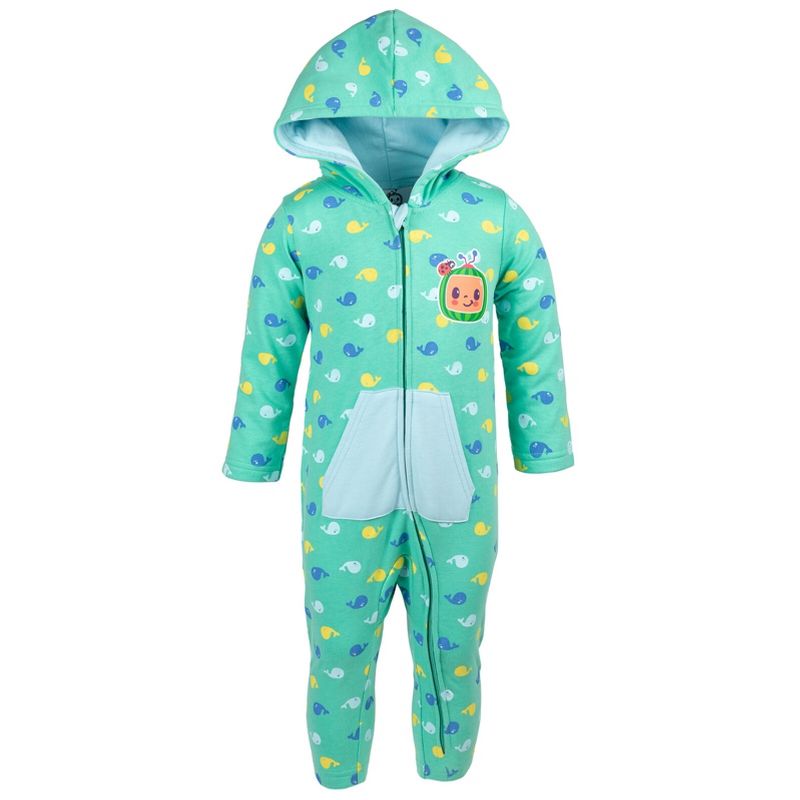 CoComelon Girls Fleece Coverall Toddler, 1 of 8