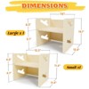 Aoibox Solid Wood Montessori Toddler Table and Chair Set Space-Saving Kids Activity Desk with Ergonomic Safety Features - 2 of 4