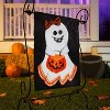 Evergreen Girl and Boy Ghost Reversible Garden Burlap Flag 12.5 x 18 Inches Indoor Outdoor Decor - 2 of 4