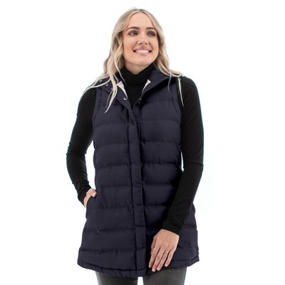 target black puffer vest