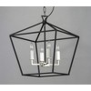 Maxim Lighting Abode 4 - Light Chandelier in  Textured Black/Polished Nickel - 3 of 4