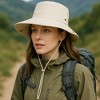 Anna-Kaci Foldable Wide Brim Bucket Hat with Chin Strap for Sun Protection and Outdoor Hiking Travel Beach Adventures - 2 of 4