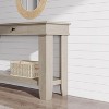 Coucheta 54-Inch Farmhouse Console Table with 2 Drawers, Wooden Entryway Table with Storage Shelf, Sofa Table for Living Room Hallway - 4 of 4