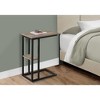 Sapphtopaz Modern C-Shaped End Table with Metal Base Frame Coffee Table with Rectangular Tabletop Sofa Side Table for Living Room,Bedroom - 4 of 4