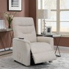 Upholstered Power Lift Recliner with Massage, Heat Function and USB Charging - 2 of 4