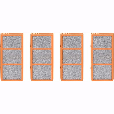 Nispira 3-in-1 True HEPA Activated Carbon Air Filter Replacement Compatible with Holmes AER1 Smoke Grabber HAPF30AS-U4R Air Purifier, 4 Packs