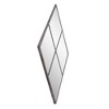 Howard Elliott 35.5"x23.5" Diamond Shaped Wall Mirror with Metal Windowpane Frame: Modern Decor, No Assembly Required - 4 of 4