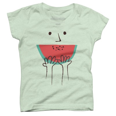 Girl's Design By Humans Summer smile By radiomode T-Shirt