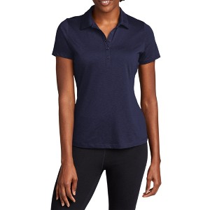 Mafoose Women's Short Sleeve Moisture-Wicking PosiCharge Strive Soft Polo T-shirt - 1 of 4