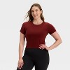 Women's Everyday Soft Cropped Short Sleeve T-Shirt - All In Motion™ - 4 of 4
