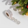 Unique Bargains Christmas Stickers for Ceramic Glass Metal Paper Plastic Peel Holiday Swags Matte Paper Reddish Green 1Pcs - 2 of 4