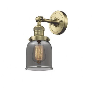 Bell - 1 Light Wall Sconce In Industrial Style-10 Inches Tall and 5 Inches Wide - 1 of 1