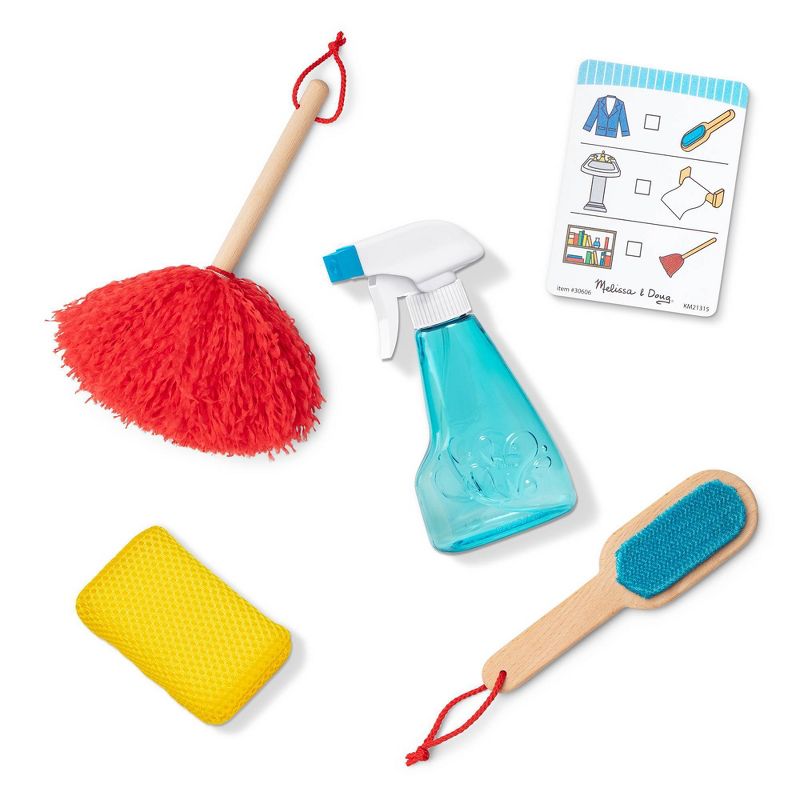 Melissa &#38; Doug Deluxe Sparkle &#38; Shine Cleaning Play Set (11pc), 5 of 15