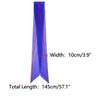 INSPIRE CHIC Women Pleated Pure Chiffon Long Solid Color Semi Sheer Stretchy Neck Scarves 1Pc - 3 of 4