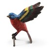 SPI Home Brass Colorful Bunting Figurine – 6" Hand-Painted Songbird Sculpture for Nature or Garden-Inspired Decor - 4 of 4