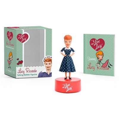 I Love Lucy: Lucy Ricardo Talking Bobble Figurine - (Rp Minis) by  Elisabeth Edwards (Paperback)