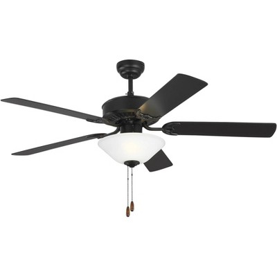 Photo 1 of 52" Monte Carlo Haven LED 2 Matte Black Pull Chain Ceiling Fan