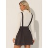 Allegra K Women's High Waist A-Line Lace Up Suspender Skirt - 4 of 4
