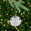Northlight Stars and Snowflakes Christmas Jingle Bell Ornaments - 1.5" - White - 12ct - 2 of 4