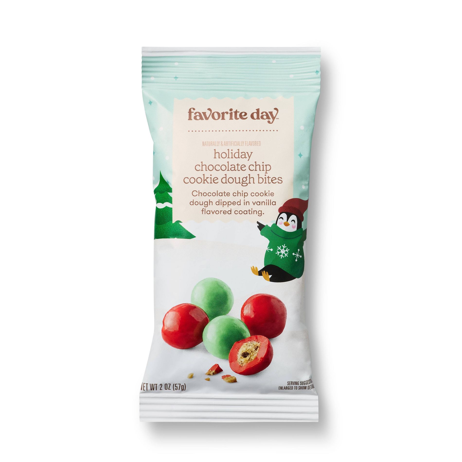 Christmas Sugar Cookie Dough Bites Stocking Stuffers - 2oz - Favorite Day™