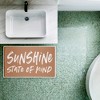 Stupell Industries Tan Sunshine On My Mind Printed Plush Bathroom Floor Mat, design by Lettered and Lined - 4 of 4