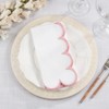 Saro Lifestyle Scalloped Hem Napkin (Set of 4) - 4 of 4
