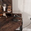 Corner Vanity Desk, 3 Color Lighting Modes Makeup Vanity, Modern Dressing Table, with Stool and Cabinet, for Bedroom, Living Room - 4 of 4