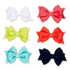 scünci Kids Assorted Bow Hair Clips - 5.5cm - 6pc - 4 of 4