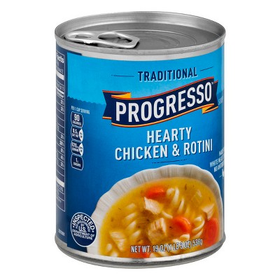 Progresso Traditional Hearty Chicken & Rotini Soup - 19oz