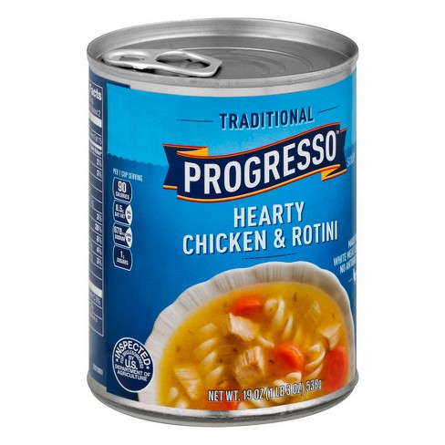 Progresso® Traditional Hearty Chicken & Rotini Soup 19 Oz : Target