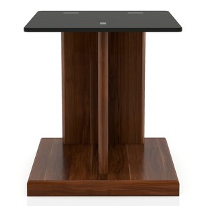 Montreaux Tempered Glass Top End Table - miBasics - 1 of 4